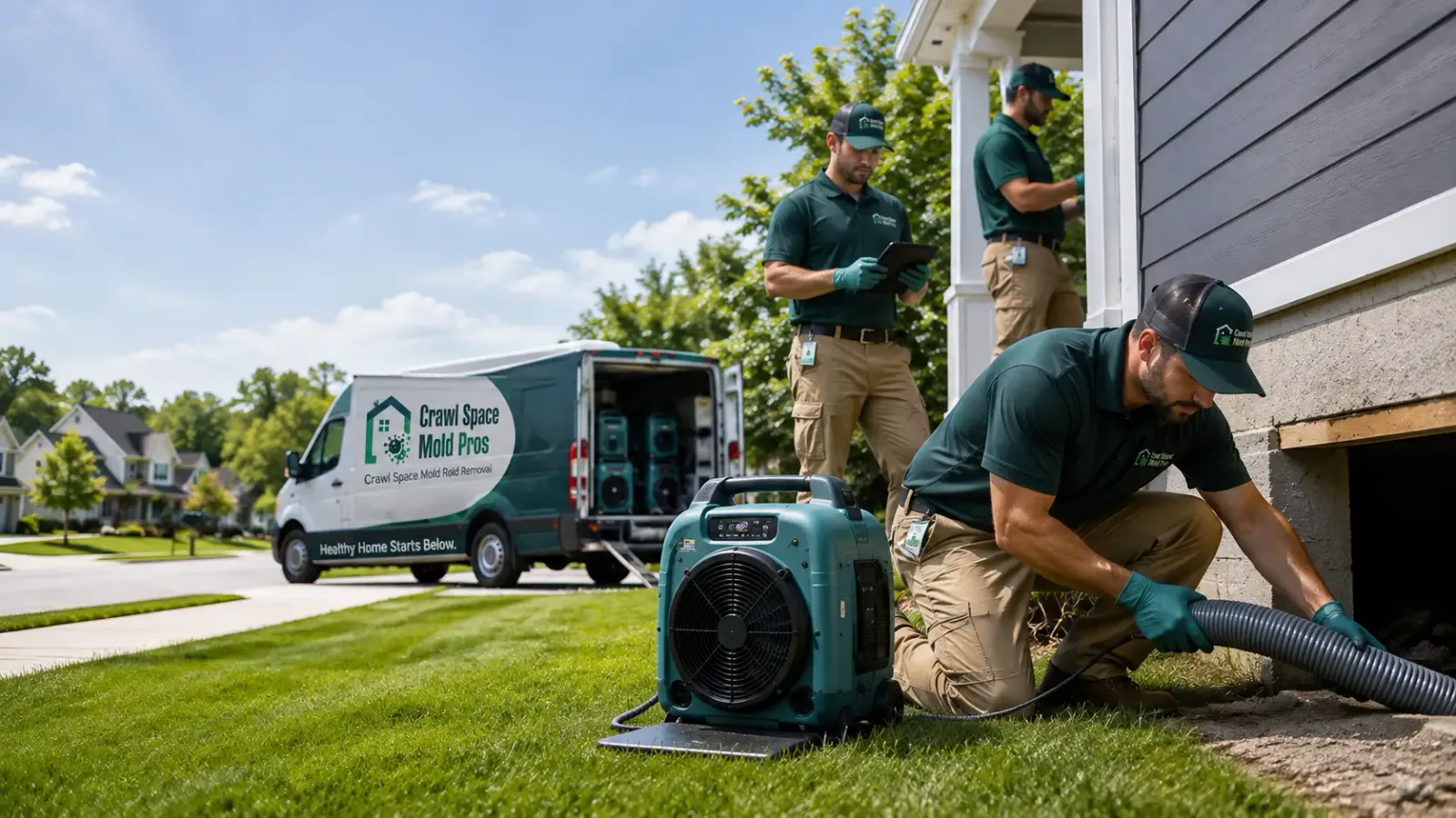 Crawl Space Mold Removal in Perryton, TX